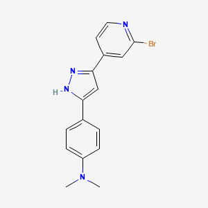 molecular formula C16H15BrN4 B10855037 Modag-001 