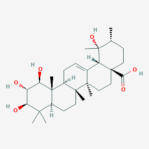 1,2,3,19-Tetrahydroxy-12-ursen-28-oic acid