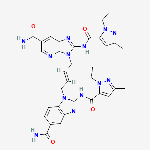 molecular formula C33H35N13O4 B10855625 STING agonist-23 