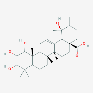 (1R,4aS,6aS,6bR,12aR)-1,10,11,12-tetrahydroxy-1,2,6a,6b,9,9,12a-heptamethyl-2,3,4,5,6,6a,7,8,8a,10,11,12,13,14b-tetradecahydropicene-4a-carboxylic acid