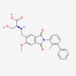 molecular formula C26H24N2O6 B10856098 PD-1/PD-L1-IN-29 