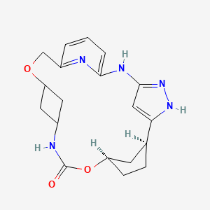 (7S,10R)-11,17-dioxa-2,4,5,13,23-pentazapentacyclo[17.3.1.13,6.17,10.114,16]hexacosa-1(22),3,6(26),19(23),20-pentaen-12-one