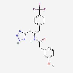 (S)-N-(1-(1H-Tetrazol-5-yl)-3-(4-(trifluoromethyl)phenyl)propan-2-yl)-2-(3-methoxyphenyl)acetamide