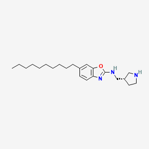 (S)-6-Decyl-N-(pyrrolidin-3-ylmethyl)benzo[d]oxazol-2-amine