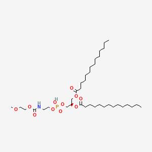 [(2R)-3-[hydroxy-[2-(2-methoxyethoxycarbonylamino)ethoxy]phosphoryl]oxy-2-tetradecanoyloxypropyl] tetradecanoate