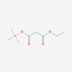 molecular formula C8H16O4Si B108569 三甲基甲硅烷基丙二酸乙酯 CAS No. 18457-03-9