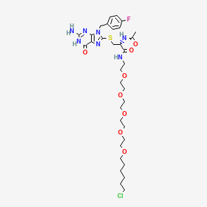 molecular formula C33H49ClFN7O8S B10857025 Mitochondria degrader-1 