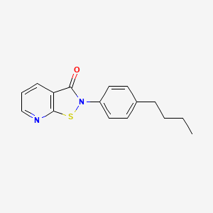 2-(4-Butylphenyl)isothiazolo[5,4-b]pyridin-3(2H)-one