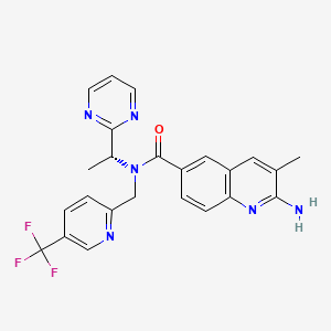 molecular formula C24H21F3N6O B10857139 Prmt5-IN-25 