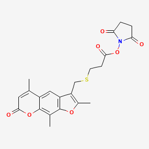 molecular formula C22H21NO7S B10857153 Amt-nhs 