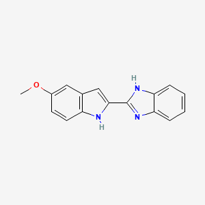 2-(5-methoxy-1H-indol-2-yl)-1H-benzimidazole