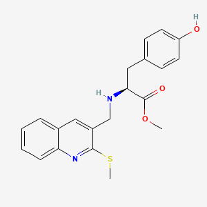 molecular formula C21H22N2O3S B10857221 ATP synthase inhibitor 2 