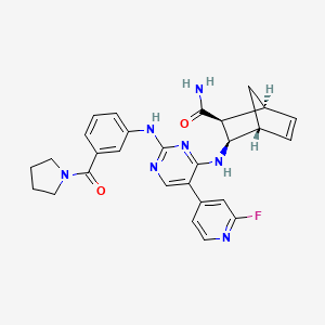 molecular formula C28H28FN7O2 B10857251 Irak4-IN-22 