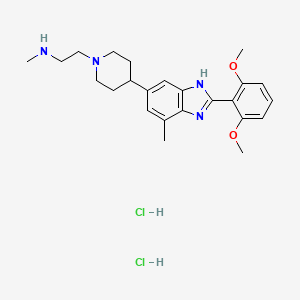 molecular formula C24H34Cl2N4O2 B10857272 CARM1-IN-3 dihydrochloride 