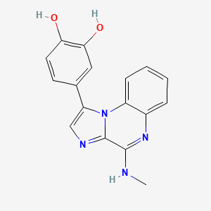 4-[4-(Methylamino)imidazo[1,2-a]quinoxalin-1-yl]benzene-1,2-diol