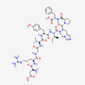 H-Asp-Arg-Gly-Val-Tyr-Ile-His-Pro-Phe-OH