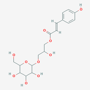 [2-hydroxy-3-[3,4,5-trihydroxy-6-(hydroxymethyl)tetrahydropyran-2-yl]oxy-propyl] (E)-3-(4-hydroxyphenyl)prop-2-enoate