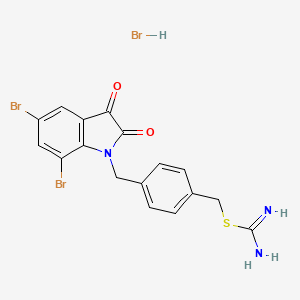 molecular formula C17H14Br3N3O2S B10857627 KS100 