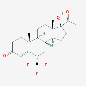 molecular formula C22H29F3O3 B108578 Flumedroxone CAS No. 15687-21-5