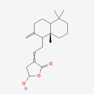 (3E)-3-[2-[(1S,4aS,8aS)-Decahydro-5,5,8a-trimethyl-2-methylene-1-naphthalenyl]ethylidene]dihydro-5-hydroxy-2(3H)-furanone