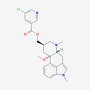 molecular formula C24H26ClN3O3 B108583 Chloronicergoline CAS No. 38536-28-6