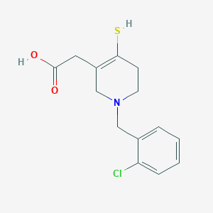 Ticlopidine-acetic acid