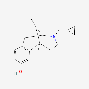 molecular formula C18H25NO B10858416 Cyclazocine CAS No. 7346-09-0