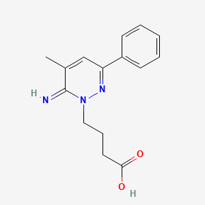 molecular formula C15H17N3O2 B10858448 Famiraprinium CAS No. 105538-42-9