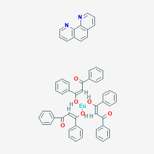molecular formula C57H44EuN2O6 B108586 Tris(dibenzoylmethane)mono(phenanthroline)europium (III) CAS No. 17904-83-5