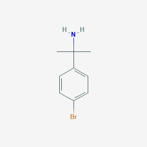molecular formula C9H12BrN B108591 2-(4-Bromophenyl)propan-2-amine CAS No. 17797-12-5