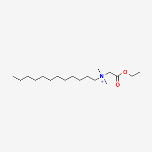 molecular formula C18H38NO2+ B10859397 Laurcetium CAS No. 759393-63-0