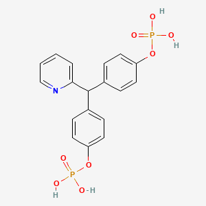 molecular formula C18H17NO8P2 B10859465 Picofosforic acid CAS No. 36175-06-1