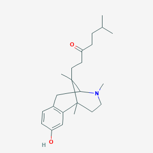 1-(4-Hydroxy-1,10,13-trimethyl-10-azatricyclo[7.3.1.02,7]trideca-2(7),3,5-trien-13-yl)-6-methylheptan-3-one