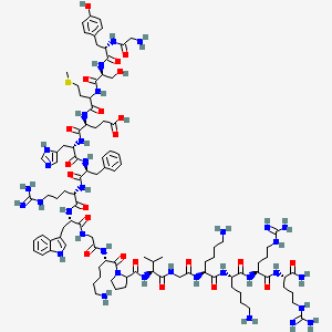 H-Gly-Tyr-Ser-DL-Met-Glu-His-Phe-Arg-Trp-Gly-Lys-DL-Pro-Val-Gly-Lys-Lys-Arg-Arg-NH2