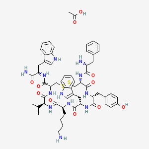 molecular formula C59H74N12O11S2 B10859610 Docrised 