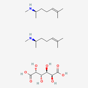 molecular formula C24H48N2O8 B10859704 Dexisometheptene mucate CAS No. 1631134-71-8