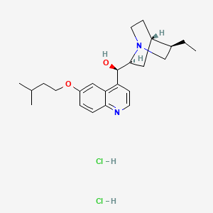 molecular formula C24H36Cl2N2O2 B10859713 Euprocin hydrochloride CAS No. 18984-80-0