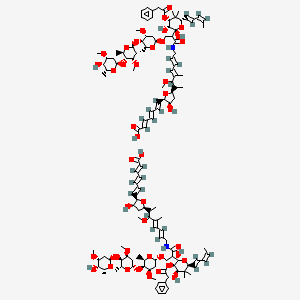 molecular formula C130H190N2O42 B10859720 Ganefromycin 