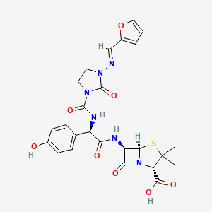 molecular formula C25H26N6O8S B10859726 Fuzlocilline CAS No. 61835-48-1