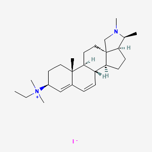 molecular formula C26H43IN2 B10859748 Stercuronium Iodide CAS No. 30033-10-4