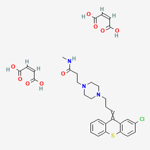 molecular formula C32H36ClN3O9S B10859750 Clothixamide maleate CAS No. 4434-20-2