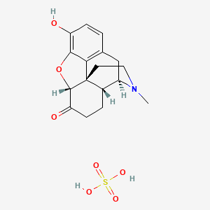 molecular formula C17H21NO7S B10859781 Hydromorphone sulfate CAS No. 25333-57-7