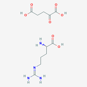 molecular formula C11H20N4O7 B108598 L-Arginine 2-oxoglutarate CAS No. 16856-18-1