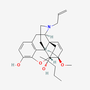 (1R,2S,6R,14R,15R,19R)-19-[(2S)-2-hydroxypentan-2-yl]-15-methoxy-5-prop-2-enyl-13-oxa-5-azahexacyclo[13.2.2.12,8.01,6.02,14.012,20]icosa-8(20),9,11,16-tetraen-11-ol