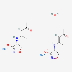 molecular formula C16H24N4Na2O7 B10859832 Pentizidone sodium CAS No. 59831-62-8