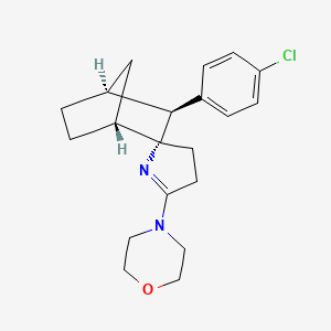 molecular formula C20H25ClN2O B10859838 Spiclamine CAS No. 90243-97-3