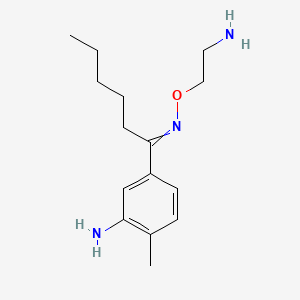 molecular formula C15H25N3O B10859846 Caproxamine CAS No. 24047-16-3