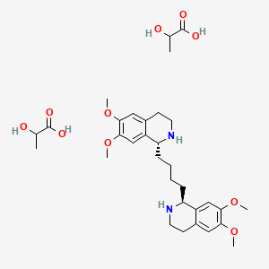 molecular formula C32H48N2O10 B10859977 Bisobrin lactate CAS No. 24233-80-5