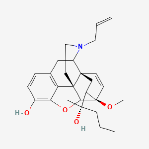 (1R,2S,15R)-19-[(2S)-2-hydroxypentan-2-yl]-15-methoxy-5-prop-2-enyl-13-oxa-5-azahexacyclo[13.2.2.12,8.01,6.02,14.012,20]icosa-8(20),9,11,16-tetraen-11-ol