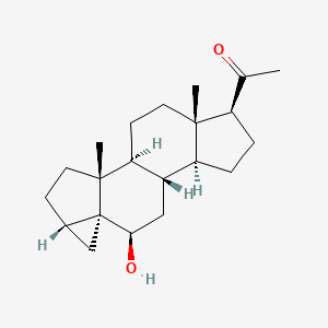 molecular formula C21H32O2 B10860004 Cyclopregnol CAS No. 465-53-2